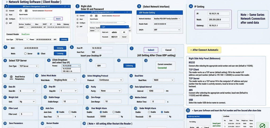 Weighbridge HR 18 Model Setting in Software