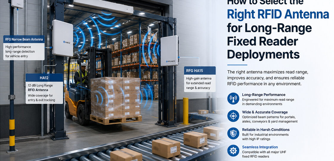 How to Select the Right RFID Antenna for Long-Range Fixed Reader Deployments