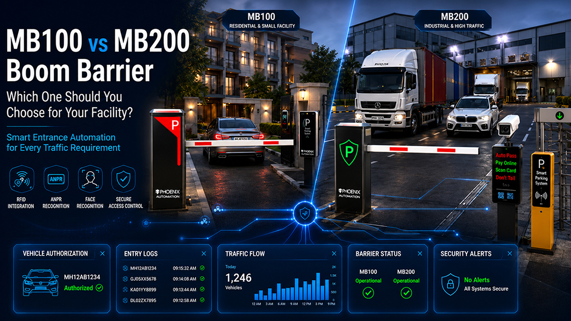 MB100 vs MB200 Boom Barrier