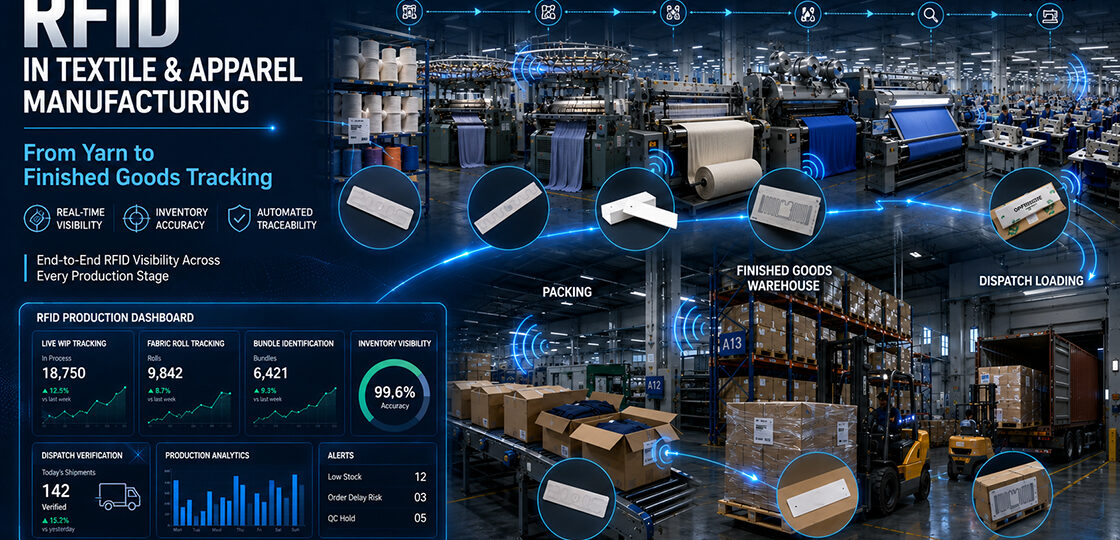 RFID in Textile & Apparel Manufacturing From Yarn to Finished Goods Tracking