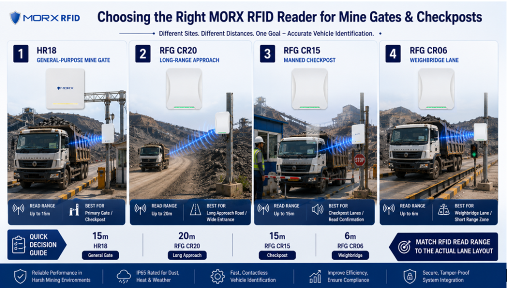 Choosing the Right RFID Reader for Mine Gates and Checkposts