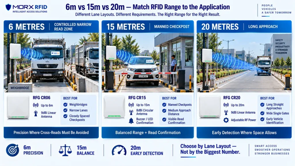 6m vs 15m vs 20m Match RFID Range to The Application