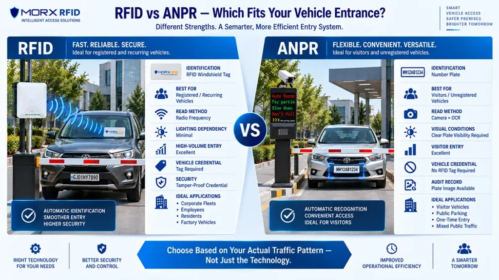 RFID vs ANPR - Which Fits your vehicle Entrance